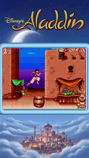 Aladdin on Sega Genesis… but it’s the SNES version?! 🤯 #retrogaming #aladdin #shorts