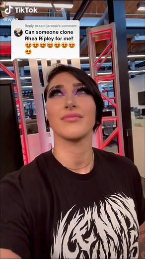 Replying to @scottjarreau Not in your worst nightmares. #WWE #RheaRipley