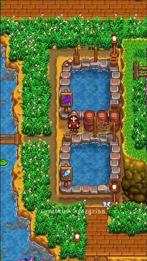 Fish pond area in hilltop farm 🍃🌸 #letsplaystardewvalley #stardewvalley #스타듀밸리 #スターデューバレー #gaming