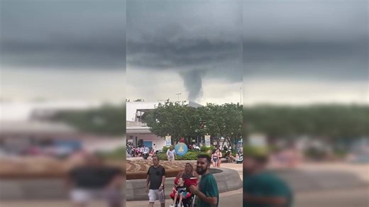 Viral video: Funnel-shaped cloud scares guests at Florida Disney World