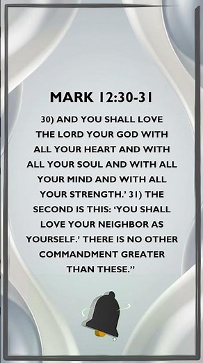 Love God & Your Neighbor Understanding Mark 12:30-31