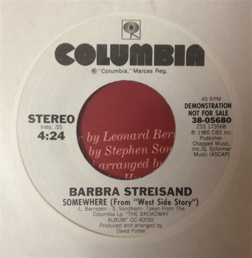 Barbra Streisand - Somewhere
