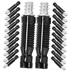 50Pcs Lock Fitting Furniture Connecting Fastener with Bolt Nut and Lock Nut Accessories for Secure Assembly of Cabinets Wardrobes and Furniture
