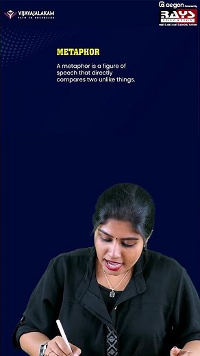 SIMILE VS METAPHOR: WHAT'S THE DIFFERENCE | CLASS 7 USS | ENGLISH GRAMMAR | RAYS EDUCATION