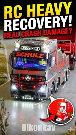 Incredible RC Heavy Recovery in Action! 🚛💨 #Shorts