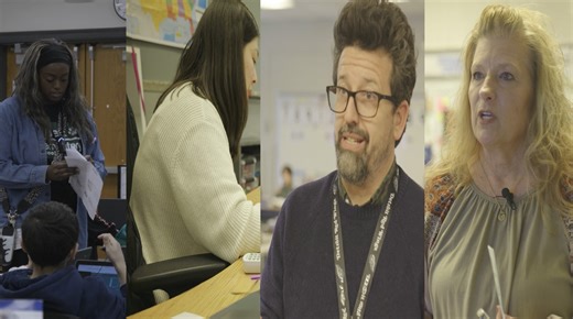 Abbett Elementary's 4th-grade teachers are shining as our third quarter ProFed Team Rock Stars. Principal Frank Kline highlights his team members (Teonyka Sneed, Karen Brumbaugh, Michael Flohr, and Brandy Monterroso) for their commitment to continual learning and collaboration. They effectively apply concepts from professional development to enhance academic achievement throughout the 4th grade. Additionally, they have fostered a culture of thoughtfulness and kindness among students through thei