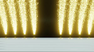Download Animated video of eight bursts of fireworks on the Victory Stage for free