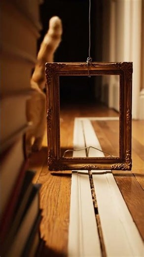 Day 107 Falling Picture Frame Wire Creates Instant Mouse Paw Snare