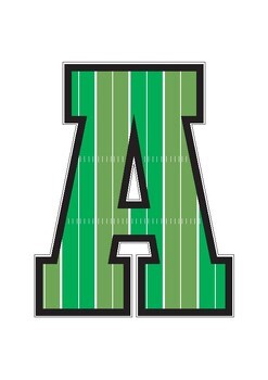 Football Alphabet Letters – Sports Bulletin Board & Classroom Decor A-Z