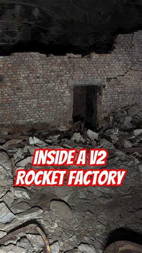 Inside the V2 Factory Tunnels 👁️🩸 #shortvideo #shorts #history