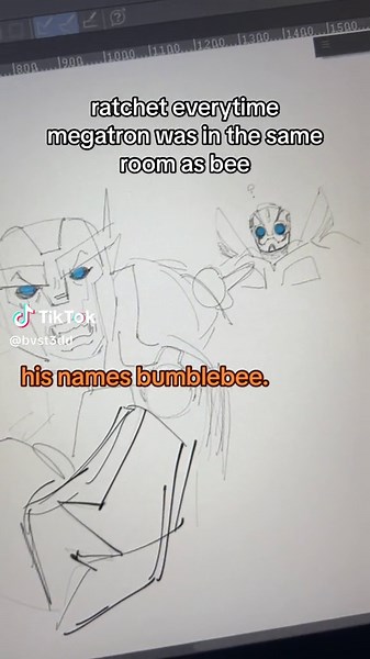im rewatching tfp and theres so many precious moments between him and bee💔 #ratchet#bumblebee#megatron#tfp#transformersprime#transformers#art#digitalart
