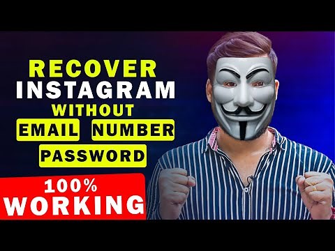 Recover Hacked Instagram Account Without Email Password and Number | Instagram account recovery