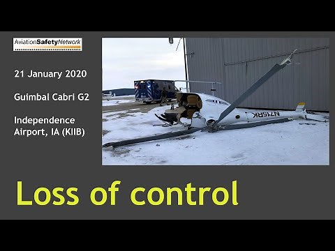 Guimbal Cabri G2 Loss of control accident