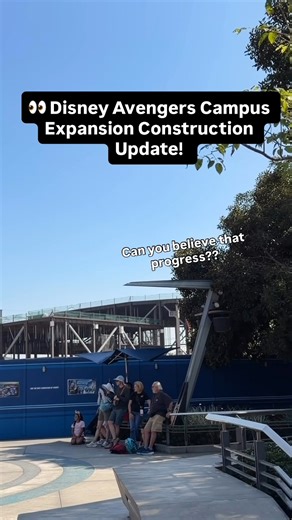 31K views · 189 reactions | Wow!! Lots of progress. We can't wait to see these new additions. The Avengers Campus expansion is going to double the size of the land with two new rides, the “E-Ticket” Avengers Infinity Defense ride and new “Stark Flight Lab” attraction inspired by Tony Stark. | Mickey Visit Secrets | Facebook