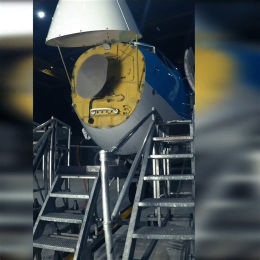 Here is the weather radar antenna that is 'scanning . . . #WeatherRadar #AviationTech #AvGeek #AircraftSystems #FlightDeck #AviationLovers #RadarScan #ModernAviation #AeroEngineering #PilotLife #AviationDaily #FlyingHigh #AircraftTechnology #TechInTheSky #aviationworld | Aviation Lovers