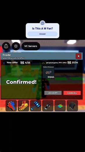 @Imofficialcaptaingame_777 Thanks For Helping With The Challenge! #beats #roblox #trading