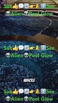 Glow In The Dark Alien Pool Build Looks Unreal