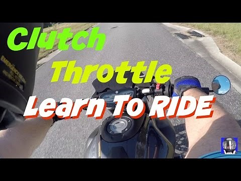 Clutch and Throttle Control, Learn to Ride a Motorcycle - Part 2 on FZ-07