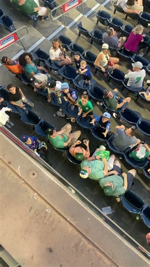 Catch of the day straight from the suite level! 🎣⚾️⚡️ #trentonthunder #baseball #milb