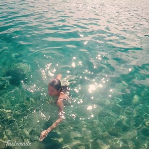 Dive into the crystal clear waters of Mljet, Croatia. | Tastemade Travel