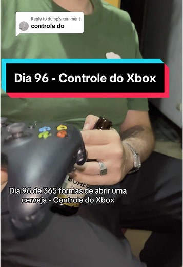 Replying to @dump Dia 96 de 365 formas de abrir uma cerveja - Conteole do Xbox 🎮🍻 #cerveja #beer #xbox #game #videogame