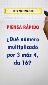 Reto matemático | Aprende con Mateo