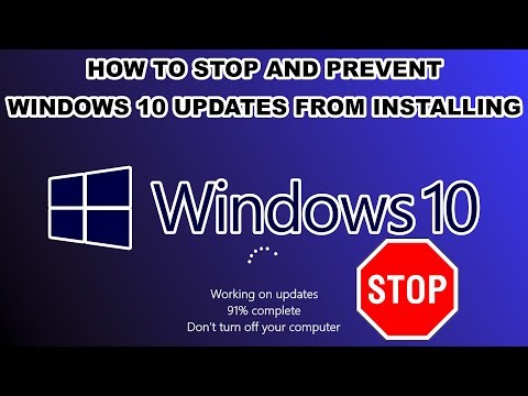 PERMANENTLY STOP UPDATES from installing on ANY Windows 10 Version with four Different Methods!!!