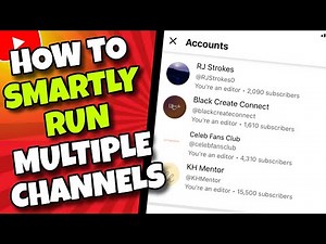 How to Run Multiple YouTube Channels Efficiently (The Strategy)