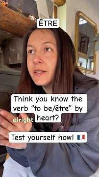 How well do you know être/to be? Try this quiz #learnfrench #frenchquiz #frenchvocabulary #french