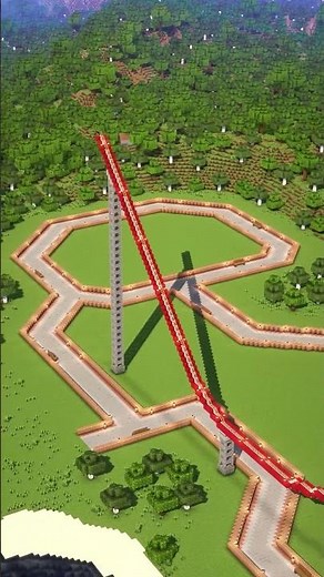 Minecraft Ultimate Roller Coaster 🎢 3D build guide on Heybuilds.com Link in Bio 🔗 Build by ‪@durtaf_‬