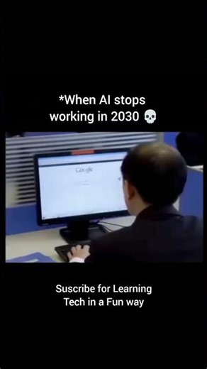 When ChatGPT stops working in 2030 💀 #AI #ChatGPT