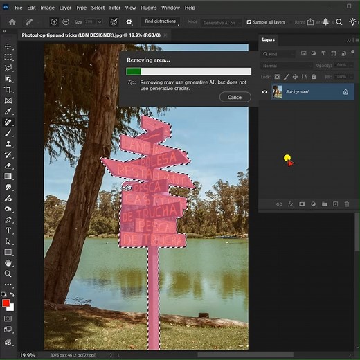 111K views · 734 reactions | How to remove the board | Photoshop tips and tricks | Facebook
