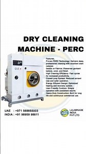 Dry cleaning machine - PERC | Joby KM | Laundry Man of India | Launmark | Dry cleaning machine