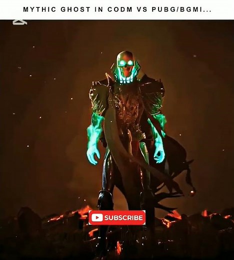 Mythic ghost in PUBGM VS CODM #codm #callofduty
