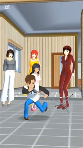 tiger vs super hero #sakuraschoolsimulator #roblox #dramasakuraschoolsimulator