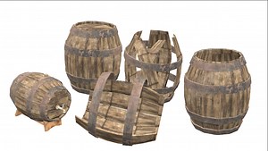 Pack_barrel_3d by Novaty Studio