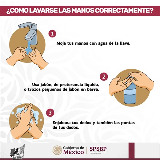 🧼✋ ¡Lavar tus manos correctamente puede salvar vidas! En este video te mostramos paso a paso cómo realizar un lavado de manos eficaz para prevenir enfermedades como la gripe, COVID-19, infecciones gastrointestinales y muchas más. 💡 Recuerda: Lava tus manos antes de comer, después de ir al baño, al llegar a casa y siempre que sea necesario. #SaludEsPrevención #LávateLasManos #HigieneDeManos | Subsecretaría de Políticas de Salud y Bienestar Poblacional- SPSBP