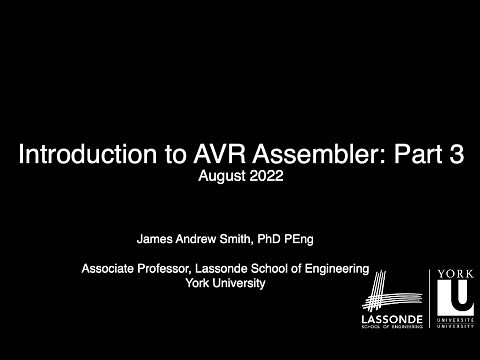 Introduction to Assembler on the AVR -- Part 3