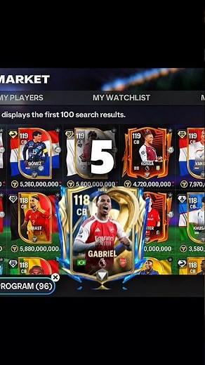 TOP 10 BEST CB IN FC MOBILE ( THE WORLD GAME UPDATE ) #fcmobile #fifamobile #shortsfeed #fifa #best