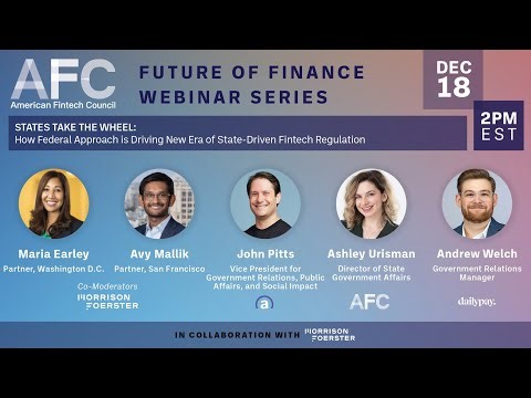 The Future of Finance Webinar Series | States Take the Wheel