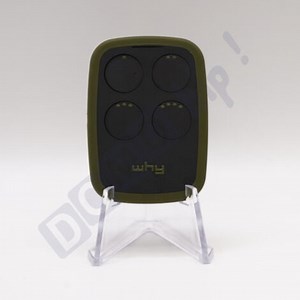 WHY EVO NOA - Télécommande universelle 4 boutons Vert Profond multi-fréquences 280-868 MHz - Code fixe & rolling code - Ref : 4791015