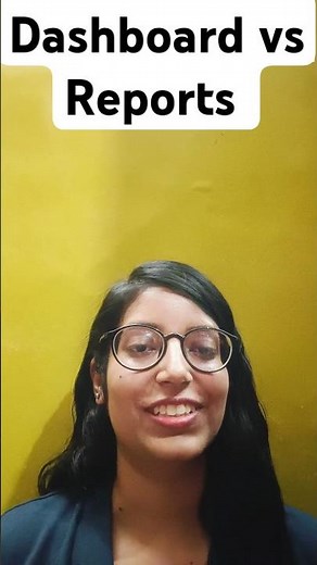 Dashboard vs Report | Key Differences #dataanalysis #datavisualization #powerbi