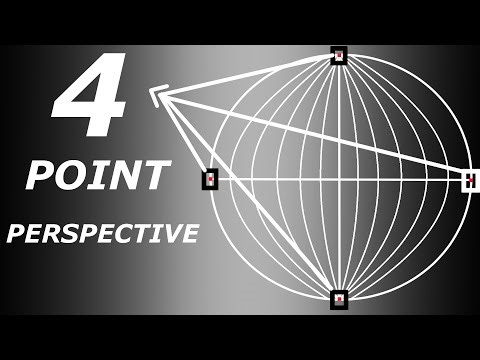 How To Draw 4 Point Perspective |Beginner Drawing Tutorial |