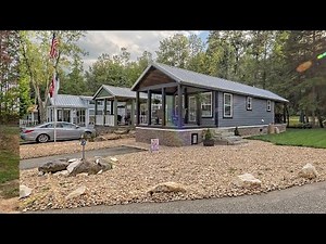 The Most Incredibly Beautiful Park Model Home Featuring Spacious Open Concept Living