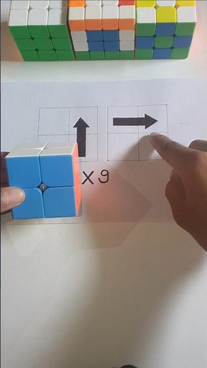 2×2 Rubik's cube solve easy moves