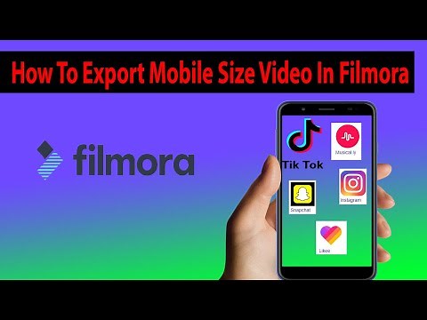 How To Export Tiktok Size Video In Filmora