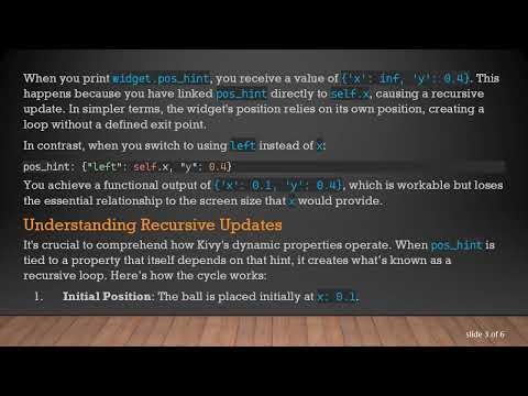 Understanding Infinite x-values in Kivy: The Impact of pos_hint