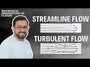 Streamline Flow || Turbulent Flow || Mechanical Properties of Fluids ||Class 11 Physics|| Lecture 12