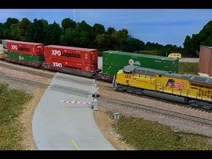 Cab Ride Video! EASTBOUND! Model Train Layout Built for Operations and Realism.
