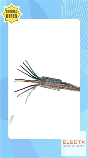 AMP CAT5E RJ45 Connector Pass Through Type